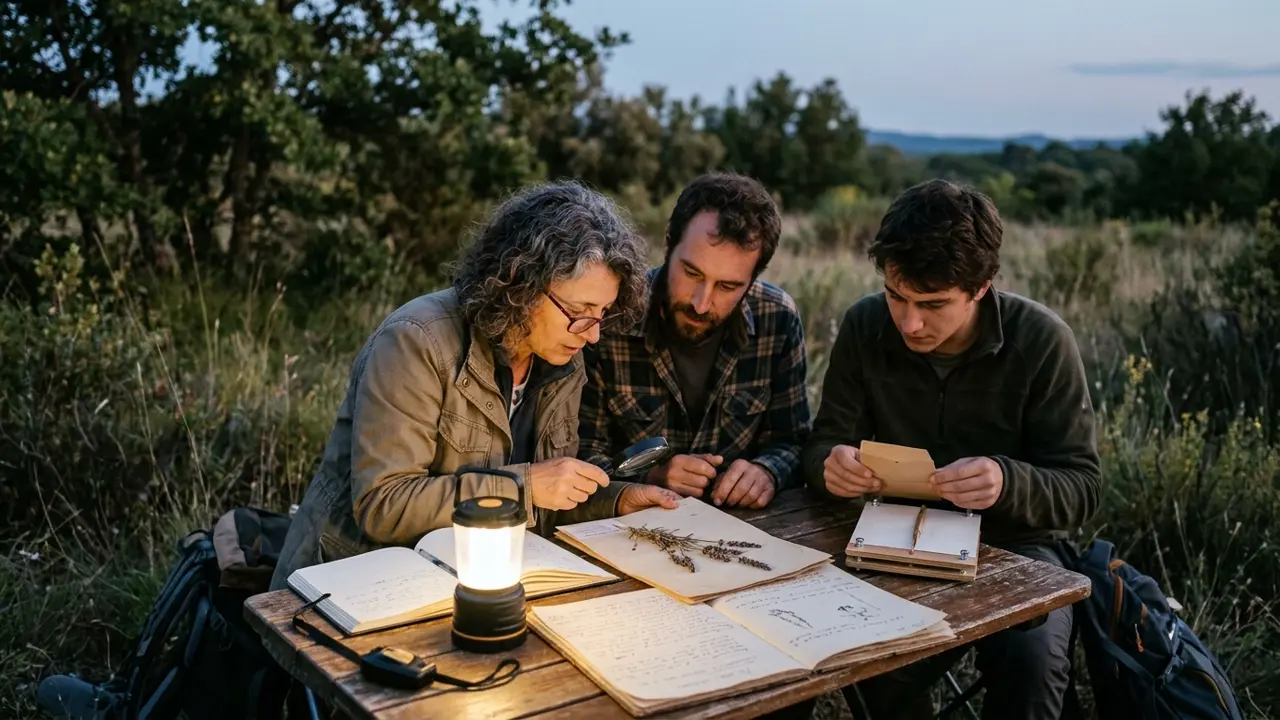 Équipe de terrain de POMME PAYS appliquant les protocoles d'observation écologique